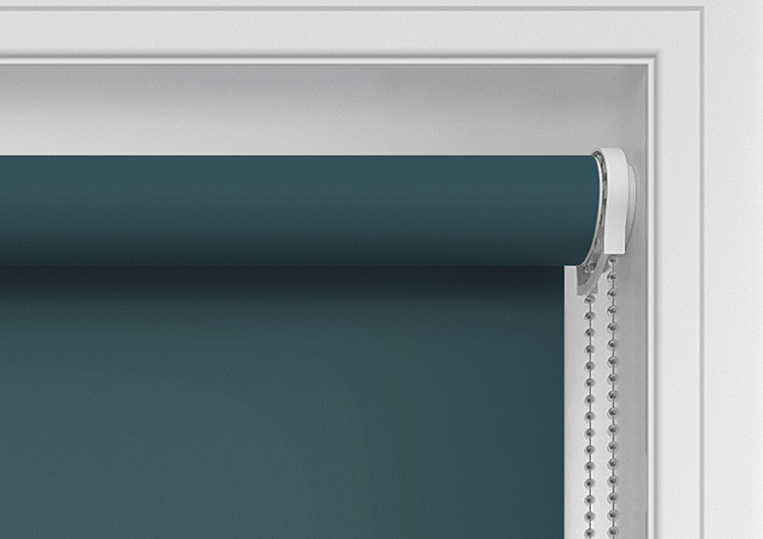 Roma, Teal - Twist&Fit Roller Blind - Image 11